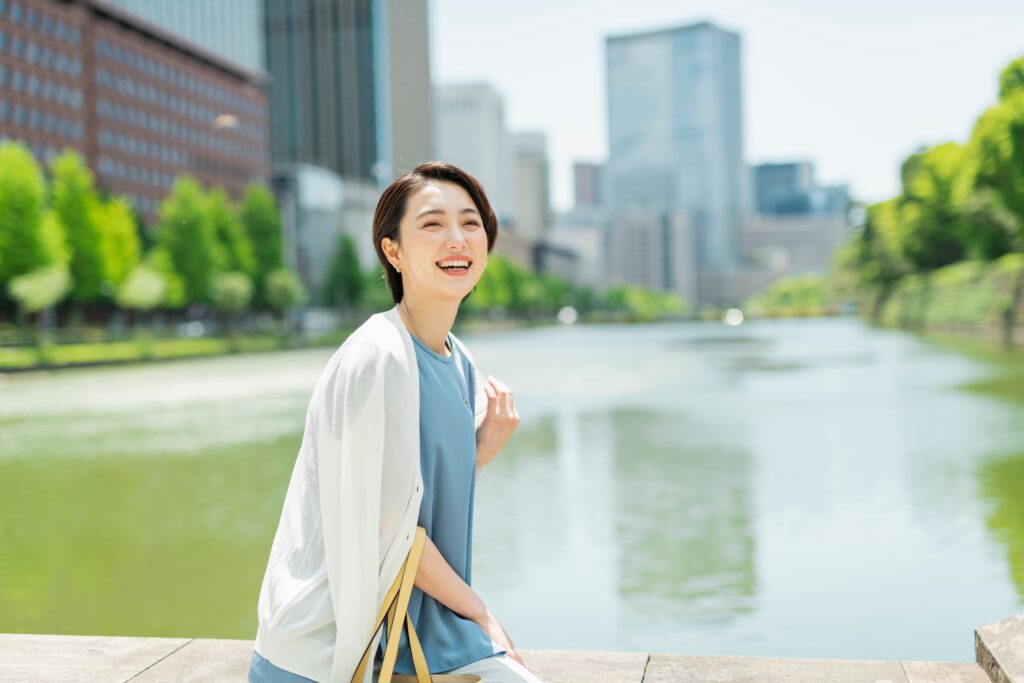 根管治療をして健康な口元になった人